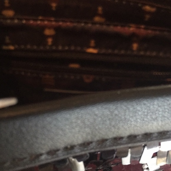 Christian Siriano New York Black Sequins Gold Logo Bag - Picture 7 of 8